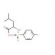 2-{[(4-Fluorophenyl)sulfonyl]amino}-4-methylpentanoic acid - chemical structure image