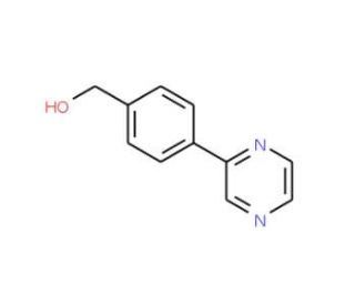 2-[(4-Hydroxymethyl)phenyl]pyrazine - chemical structure image