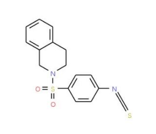 2-[(4-Isothiocyanatophenyl)sulfonyl]-1,2,3,4-tetrahydroisoquinoline - chemical structure image