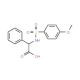 2-{[(4-Methoxyphenyl)sulfonyl]amino}-2-phenylacetic acid (CAS 117309-46-3) - chemical structure image