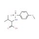 2-{[(4-methoxyphenyl)sulfonyl]amino}-3-methylbutanoic acid - chemical structure image