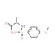 2-{[(4-Methoxyphenyl)sulfonyl]amino}propanoic acid (CAS 59724-73-1) - chemical structure image