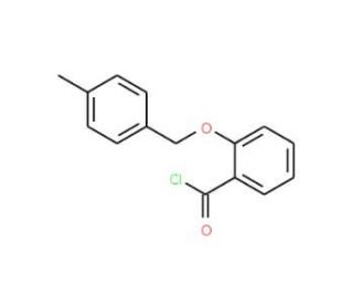 2-[(4-methylbenzyl)oxy]benzoyl chloride - chemical structure image