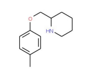 2-[(4-Methylphenoxy)methyl]piperidine - chemical structure image