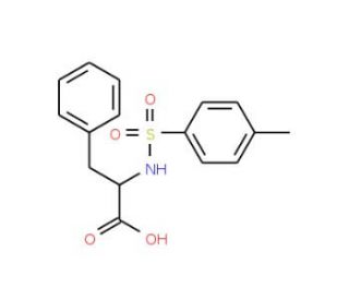 2-{[(4-methylphenyl)sulfonyl]amino}-3-phenylpropanoic acid (CAS 13505-32-3) - chemical structure image