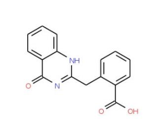 2-[(4-oxo-3,4-dihydroquinazolin-2-yl)methyl]benzoic acid - chemical structure image