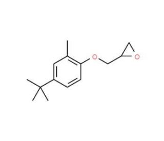 2-[(4-tert-butyl-2-methylphenoxy)methyl]oxirane - chemical structure image