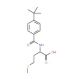 2-[(4-tert-butylbenzoyl)amino]-4-(methylthio)butanoic acid (CAS 65054-82-2) - chemical structure image