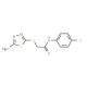 2-[(5-amino-1,3,4-thiadiazol-2-yl)thio]-N-(4-chlorophenyl)acetamide - chemical structure image