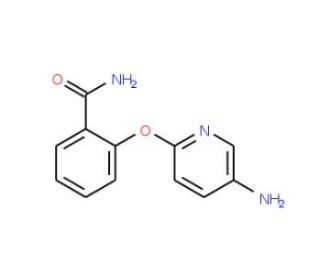 2-[(5-aminopyridin-2-yl)oxy]benzamide - chemical structure image