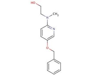 2-[(5-Benzyloxypyridin-2-yl)methylamino]ethanol (CAS 326496-03-1) - chemical structure image