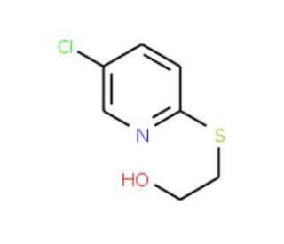 2-[(5-Chloropyridin-2-yl)thio]ethanol (CAS 175135-89-4) - chemical structure image