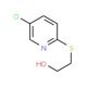 2-[(5-Chloropyridin-2-yl)thio]ethanol (CAS 175135-89-4) - chemical structure image