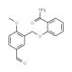 2-[(5-Formyl-2-methoxybenzyl)oxy]benzamide - chemical structure image