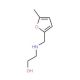 2-[(5-Methyl-furan-2-ylmethyl)-amino]-ethanol - chemical structure image