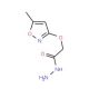2-[(5-methylisoxazol-3-yl)oxy]acetohydrazide - chemical structure image
