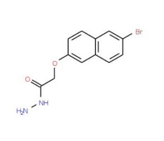 2-[(6-Bromo-2-naphthyl)oxy]acetohydrazide - chemical structure image