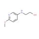 2-[(6-methoxypyridin-3-yl)amino]ethan-1-ol - chemical structure image