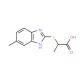 2-[(6-Methyl-1H-benzimidazol-2-yl)thio]-propanoic acid - chemical structure image