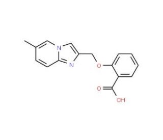 2-[(6-methylimidazo[1,2-a]pyridin-2-yl)methoxy]benzoic acid - chemical structure image
