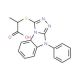 2-[(9-Phenyl-9H-[1,2,4]triazolo[4,3-a]-benzimidazol-3-yl)thio]propanoic acid - chemical structure image