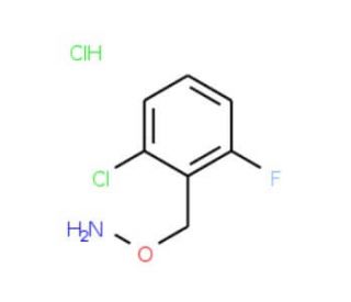 2-[(Aminooxy)methyl]-1-chloro-3-fluorobenzene hydrochloride (CAS 93081-15-3) - chemical structure image