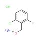2-[(Aminooxy)methyl]-1-chloro-3-fluorobenzene hydrochloride (CAS 93081-15-3) - chemical structure image