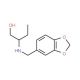 2-[(Benzo[1,3]dioxol-5-ylmethyl)-amino]-butan-1-ol - chemical structure image