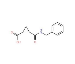 2-[(Benzylamino)carbonyl]-cyclopropanecarboxylicacid - chemical structure image