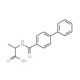 2-[(Biphenyl-4-carbonyl)-amino]-propionic acid - chemical structure image