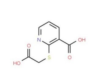 2-[(Carboxymethyl)sulfanyl]nicotinic acid - chemical structure image