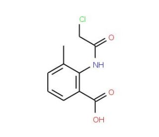 2-[(chloroacetyl)amino]-3-methylbenzoic acid - chemical structure image