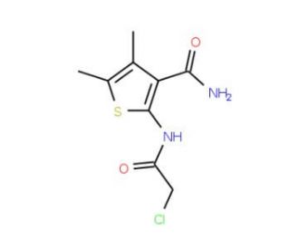 2-[(Chloroacetyl)amino]-4,5-dimethylthiophene-3-carboxamide - chemical structure image