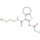 2-[(chloroacetyl)amino]-N-(2-methoxyethyl)-4,5,6,7-tetrahydro-1-benzothiophene-3-carboxamide - chemical structure image