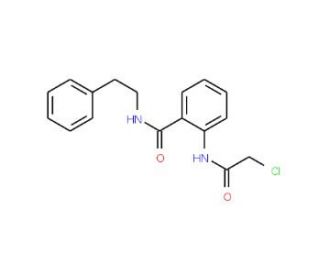 2-[(chloroacetyl)amino]-N-(2-phenylethyl)benzamide - chemical structure image