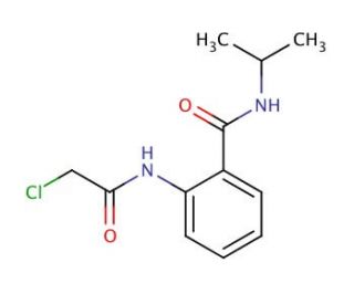 2-[(chloroacetyl)amino]-N-isopropylbenzamide - chemical structure image