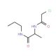 2-[(chloroacetyl)amino]-N-propylpropanamide - chemical structure image