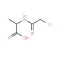 2-[(chloroacetyl)amino]propanoic acid (CAS 1190-32-5) - chemical structure image