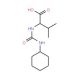 2-{[(cyclohexylamino)carbonyl]amino}-3-methylbutanoic acid - chemical structure image