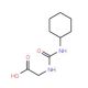 2-[(cyclohexylcarbamoyl)amino]acetic acid - chemical structure image