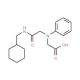 [{2-[(Cyclohexylmethyl)amino]-2-oxoethyl}(phenyl)-amino]acetic acid - chemical structure image