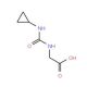 2-[(cyclopropylcarbamoyl)amino]acetic acid - chemical structure image
