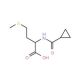2-[(cyclopropylcarbonyl)amino]-4-(methylthio)butanoic acid - chemical structure image