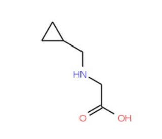 2-[(cyclopropylmethyl)amino]acetic acid - chemical structure image