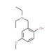 2-[(diethylamino)methyl]-4-methoxyphenol (CAS 23562-78-9) - chemical structure image