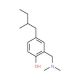 2-[(Dimethylamino)methyl]-4-(2-methylbutyl)-benzenol - chemical structure image