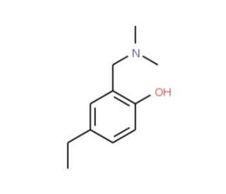 2-[(Dimethylamino)methyl]-4-ethylbenzenol (CAS 55955-99-2) - chemical structure image