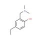 2-[(Dimethylamino)methyl]-4-ethylbenzenol (CAS 55955-99-2) - chemical structure image