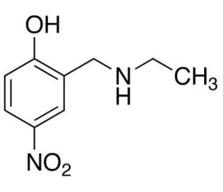 2-[(Ethylamino)methyl]-4-nitrophenol (CAS 71130-60-4) - chemical structure image