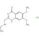 2-[(ethylamino)methyl]-6,7-dimethoxyquinazolin-4(3H)-one hydrochloride - chemical structure image